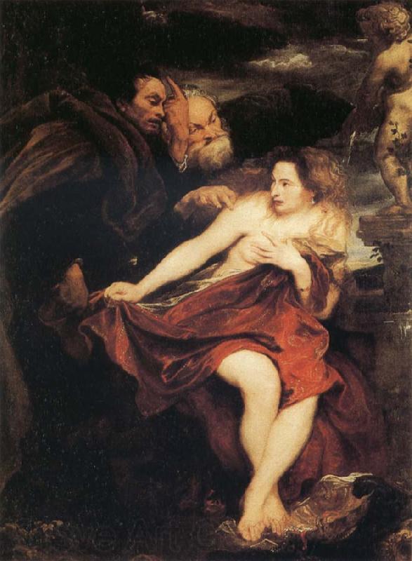 Anthony Van Dyck Susanna and  the Elders Spain oil painting art